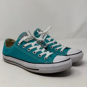 Converse Turquoise Canvas Sneakers